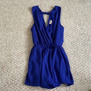 Women’s blue romper